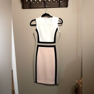 Calvin Klein Women's Colorbloack Sheath Dress